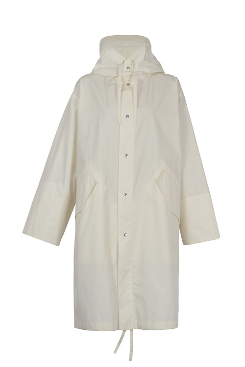Logo Parka Jil Sander Coats White on Boygars.com